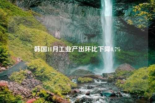 韩国11月工业产出环比下降0.7%