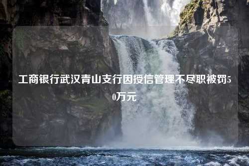 工商银行武汉青山支行因授信管理不尽职被罚50万元