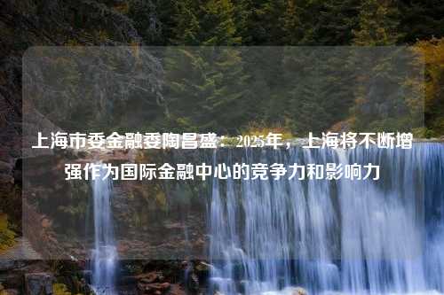 上海市委金融委陶昌盛：2025年，上海将不断增强作为国际金融中心的竞争力和影响力