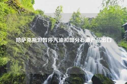 哈萨克斯坦暂停汽油和部分石油产品出口