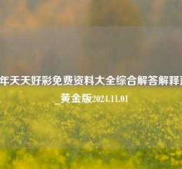 2o19年天天好彩免费资料大全综合解答解释落实_黄金版2024.11.01