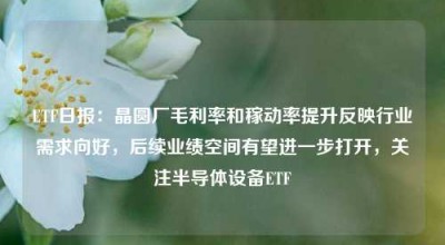 ETF日报：晶圆厂毛利率和稼动率提升反映行业需求向好，后续业绩空间有望进一步打开，关注半导体设备ETF