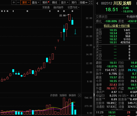 被“杀猪”？主播热推的人气股川发龙蟒，巨量跌停！-第1张图片-旅游攻略分享平台-独家小贴士