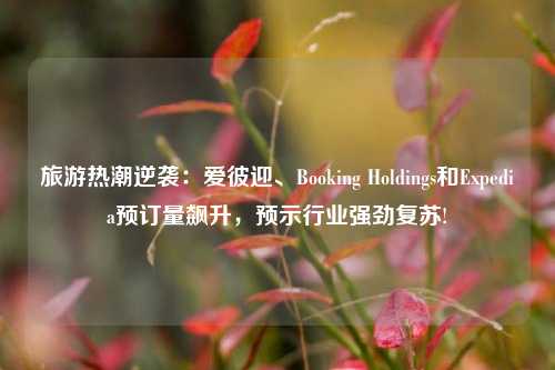 旅游热潮逆袭：爱彼迎、Booking Holdings和Expedia预订量飙升，预示行业强劲复苏!-第1张图片-旅游攻略分享平台-独家小贴士