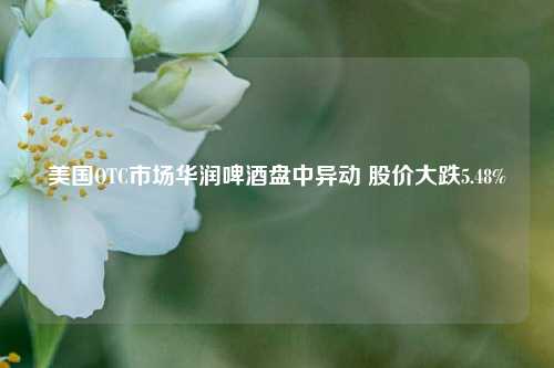 美国OTC市场华润啤酒盘中异动 股价大跌5.48%-第1张图片-旅游攻略分享平台-独家小贴士