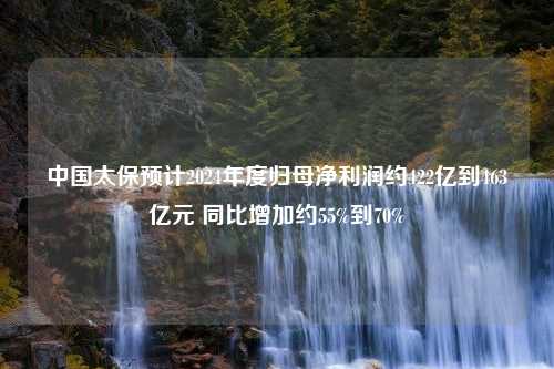 中国太保预计2024年度归母净利润约422亿到463亿元 同比增加约55%到70%